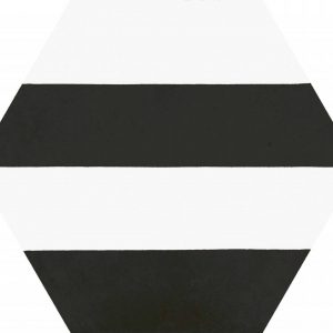 Porto Capri Black Hex 22x25