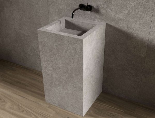 Lavabo columna Atlantis 6120 Noce
