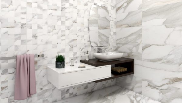 Apuan Bianco Deco 33x66 - Imagen 2