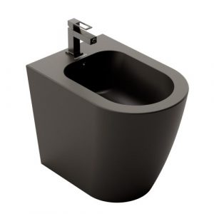 Bidé A Suelo Nápoles Negro Mate