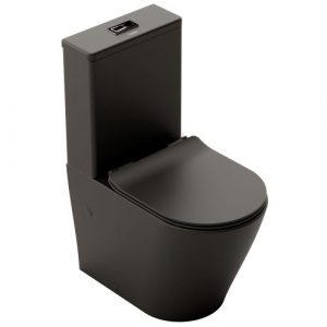Inodoro Cisterna Baja Bolonia Negro Mate